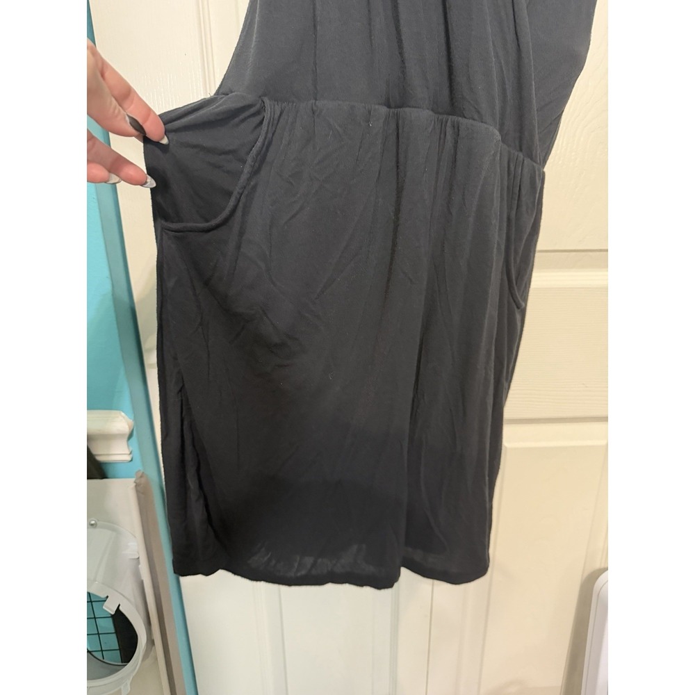 Athleta Women's Racerback‎ Dress Black Size Medium - Picture 3 of 6